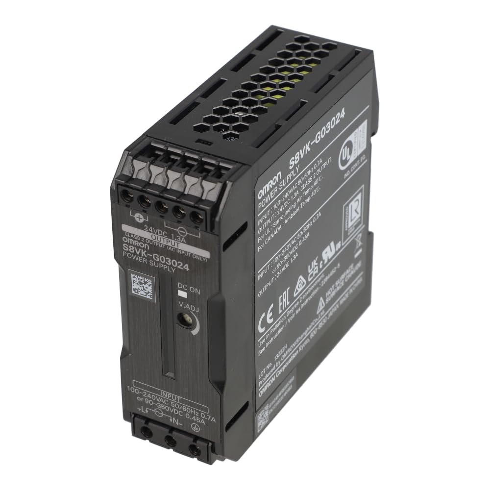 OMRON S8VK-G03024 24 VDC Output, 30 W, 85-264 VAC / 90-350 VDC